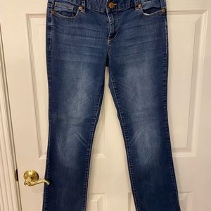 Maurice’s boot cut jeans.